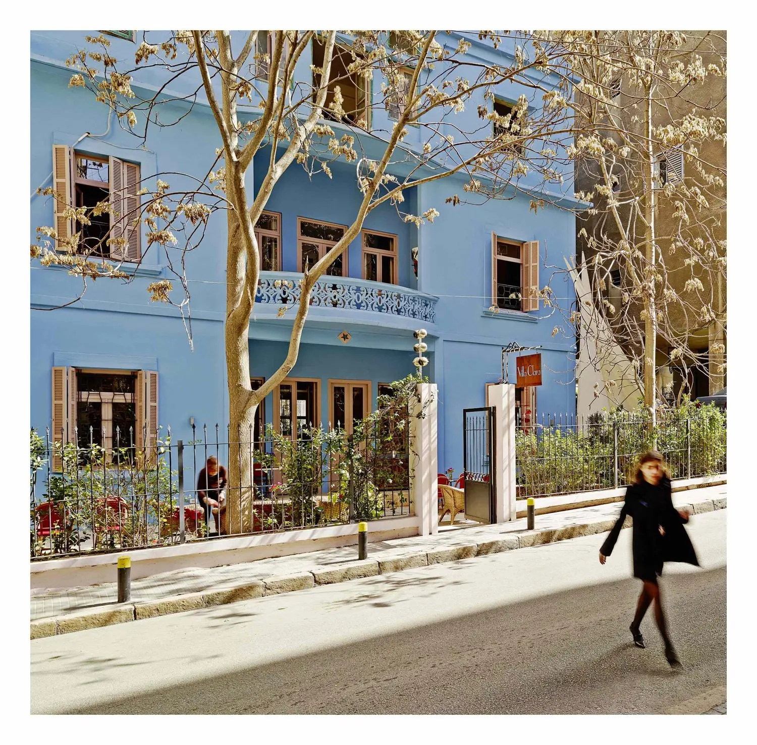 Façade de Villa Clara, rue de Mar Mikhaël